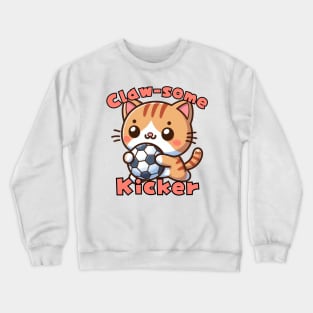 Clawsome Football player Crewneck Sweatshirt